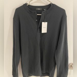 Theory - Henley Waffle Sweater - NWT (Small)